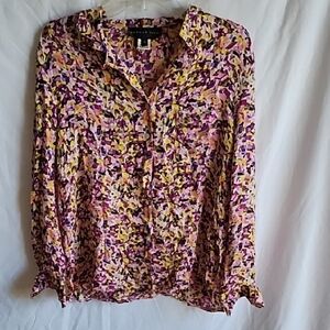 August Silk blouse size 10